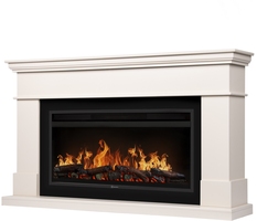 Каминокомплект: Очаг Electrolux EFP/P-4220LS, портал California 42/40/36, молочный