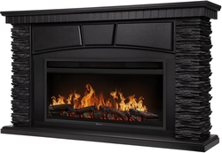 Каминокомплект: Очаг Electrolux EFP/P-4220LS, портал Porto 42/40/36 камень чер. шп. венге
